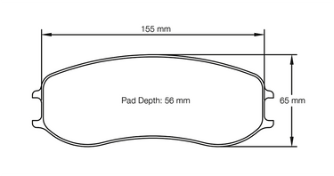 Pagid Racing Brake Pads No. 4920 (Front)